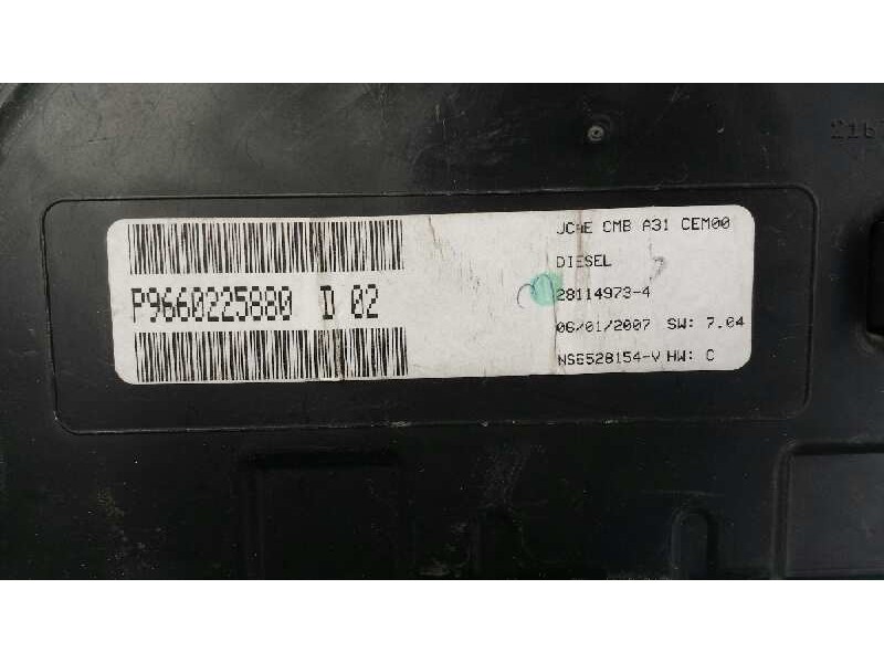 Recambio de cuadro instrumentos para citroen c2 audace referencia OEM IAM 9660225880D02 28114973-4 JOHNSON CONTROLS