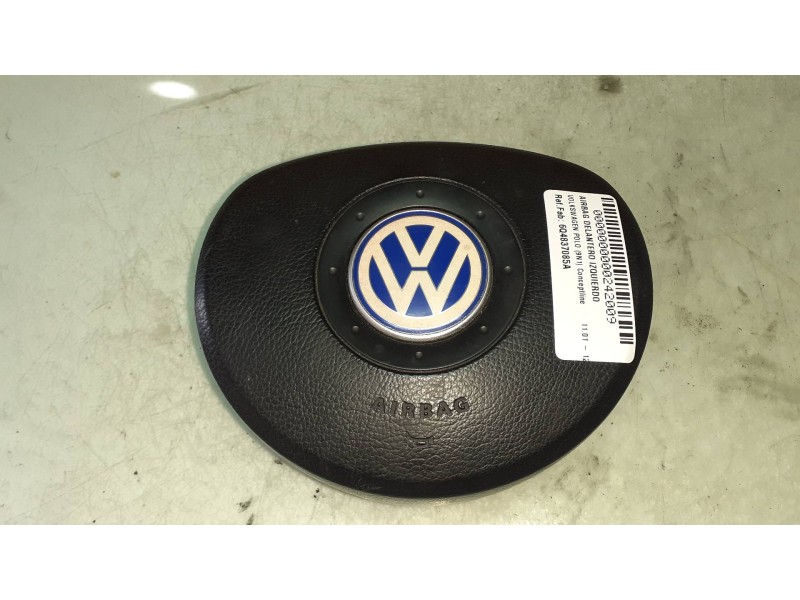 Recambio de airbag delantero izquierdo para volkswagen polo (9n1) conceptline referencia OEM IAM 6Q4837085A  PETRIDN