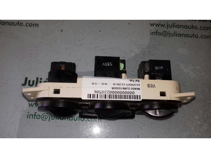 Recambio de mando climatizador para kia sorento 2.5 crdi ex referencia OEM IAM   