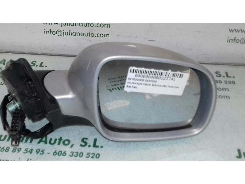 Recambio de retrovisor derecho para volkswagen passat berlina (3b2) comfortline referencia OEM IAM   ELECTRICO