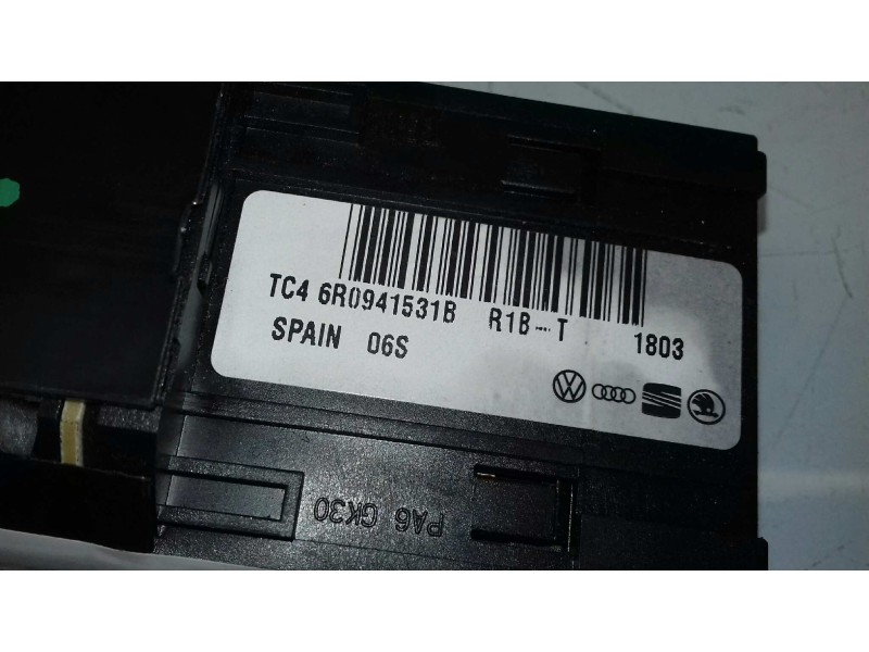 Recambio de mando luces para volkswagen polo (6r1) advance referencia OEM IAM 6R0941531B  