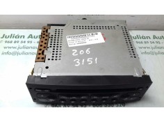 Recambio de sistema audio / radio cd para peugeot 206 berlina xs referencia OEM IAM 96599990XT   2
