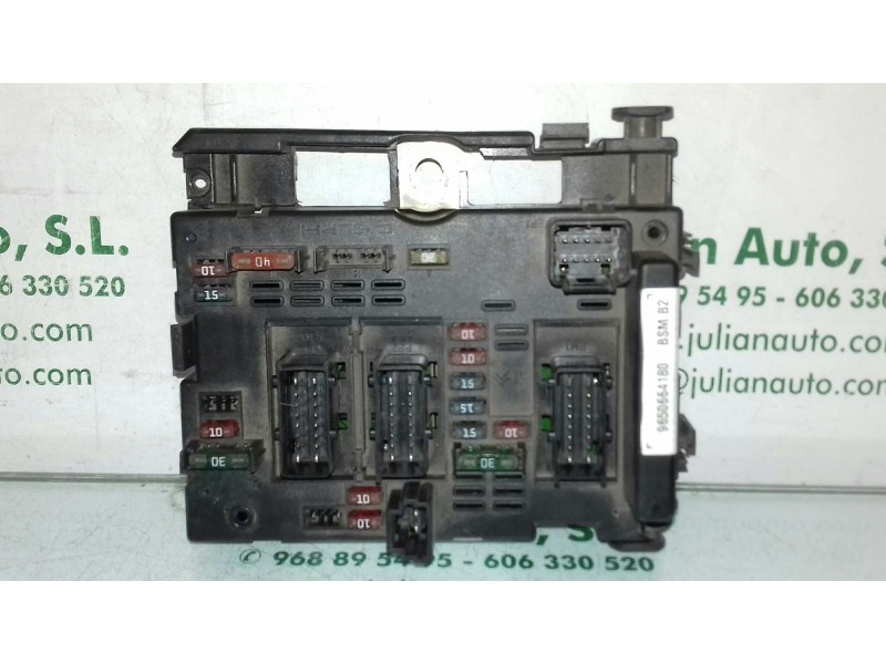 Recambio de caja reles / fusibles para peugeot 206 berlina xs referencia OEM IAM 9650664180 BSM B2 DELPHI