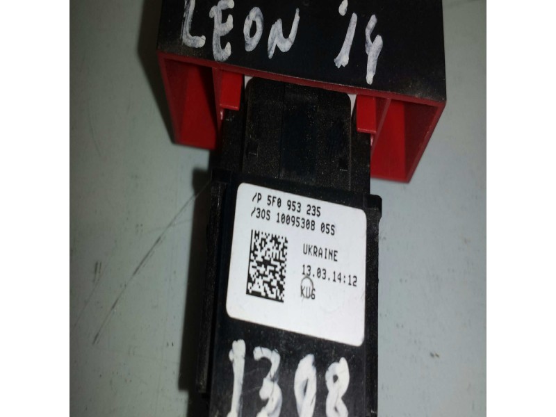 Recambio de warning para seat leon (5f1) reference referencia OEM IAM 5F0953235  