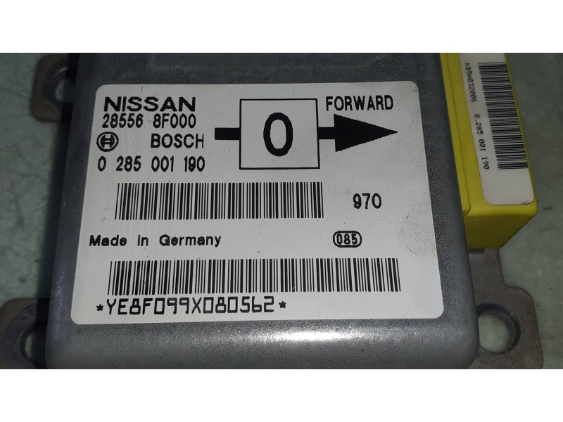 Recambio de centralita airbag para nissan terrano/terrano.ii (r20) aventura referencia OEM IAM 285568F000 0285001190 BOSCH