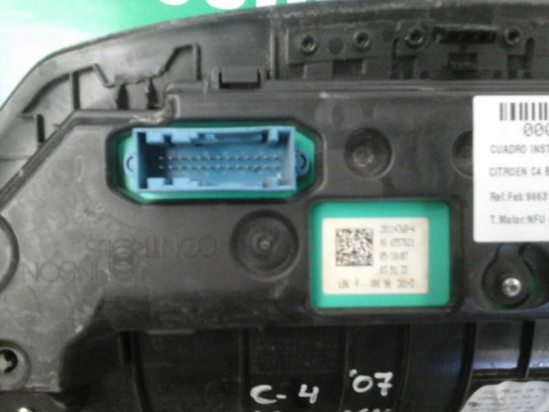 Recambio de cuadro instrumentos para citroen c4 berlina exclusive referencia OEM IAM 96631954ZD 28118510-7 28114360-4