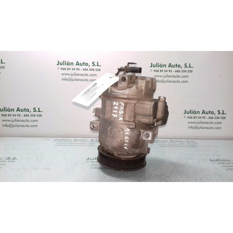 Recambio de compresor aire acondicionado para skoda fabia (6y2/6y3) comfort referencia OEM IAM 6Q0820803D 6SEU12C SANDEN