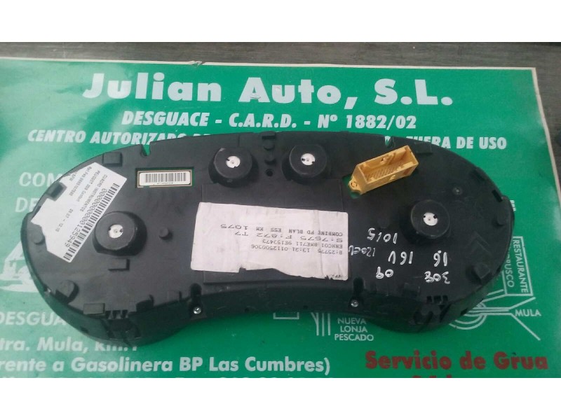 Recambio de cuadro instrumentos para peugeot 308 active referencia OEM IAM 9665107580 503001555110 0112500306