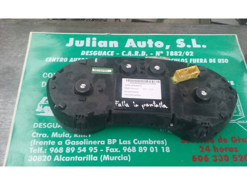 Recambio de cuadro instrumentos para peugeot 308 confort referencia OEM IAM 9674936280 503001550325 1AG7DZ41