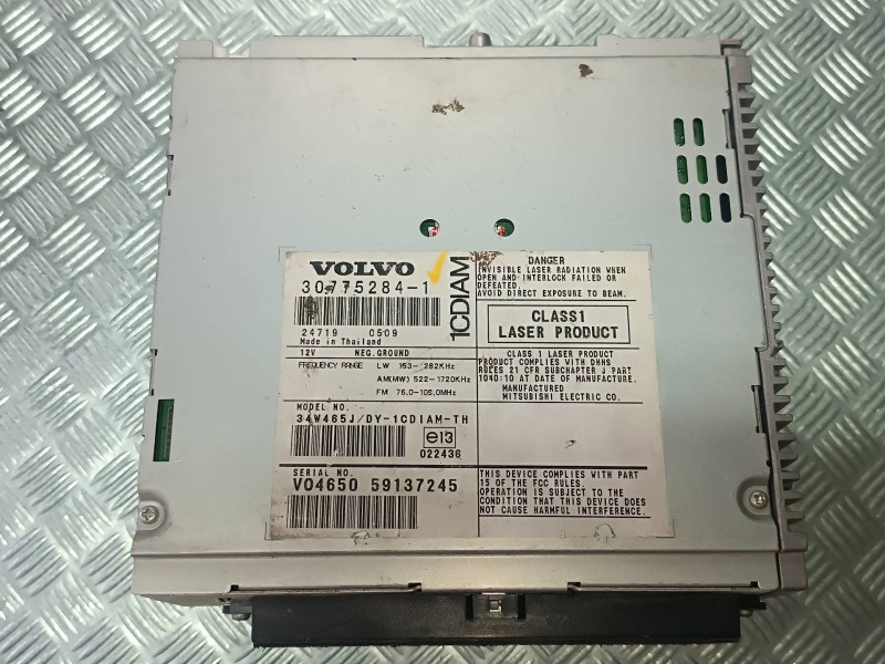 Recambio de sistema audio / radio cd para volvo s40 berlina 1.8 kinetic referencia OEM IAM 307752841 1CDIAM LECTOR CD