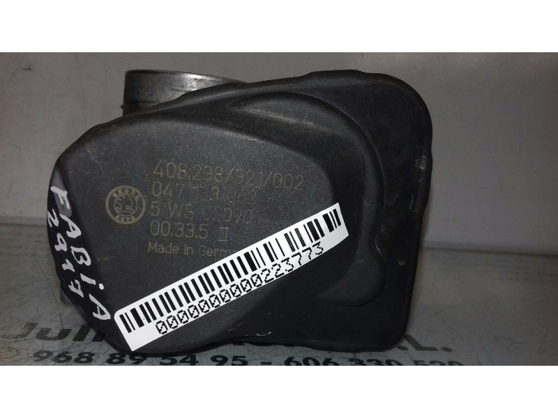 Recambio de caja mariposa para skoda fabia (6y2/6y3) comfort referencia OEM IAM 047133062 5WS02090 