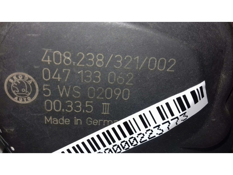 Recambio de caja mariposa para skoda fabia (6y2/6y3) comfort referencia OEM IAM 047133062 5WS02090 