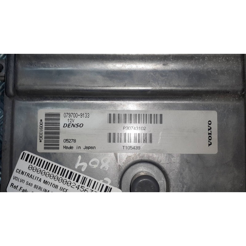 Recambio de centralita motor uce para volvo s40 berlina 2.4 kinetic referencia OEM IAM 0797009133 P30743102 DENSO