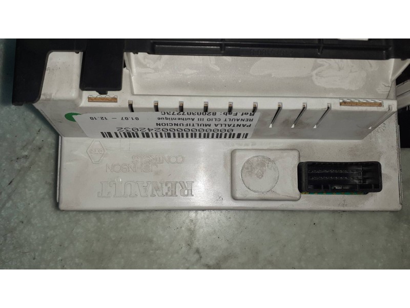 Recambio de pantalla multifuncion para renault clio iii authentique referencia OEM IAM 8200307273C 216751788 8200307273