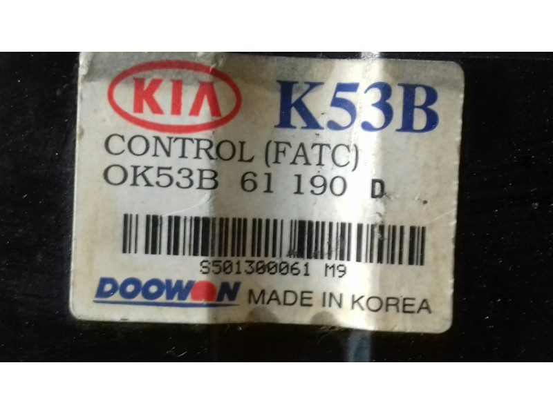 Recambio de mando calefaccion / aire acondicionado para kia carnival ii 2.9 cdri ex referencia OEM IAM 0K53B61190D K53B 