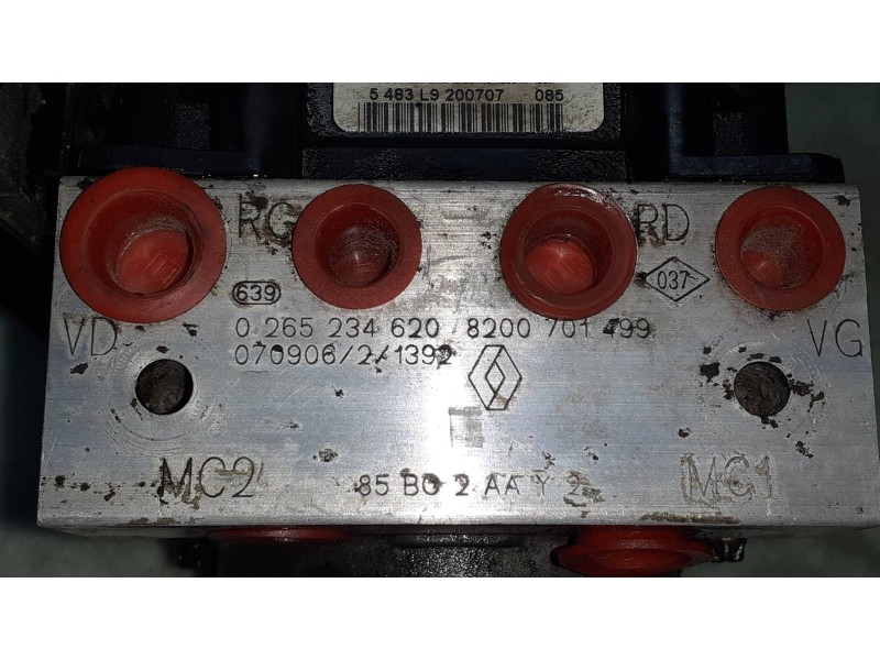 Recambio de abs para renault clio iii authentique referencia OEM IAM 8200701499 0265234620 85BO2AAY2