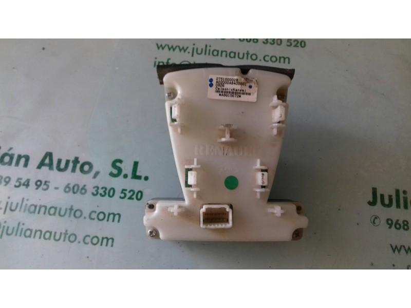 Recambio de mando calefaccion / aire acondicionado para renault laguna iii authentique referencia OEM IAM 275100002R A02099A8400