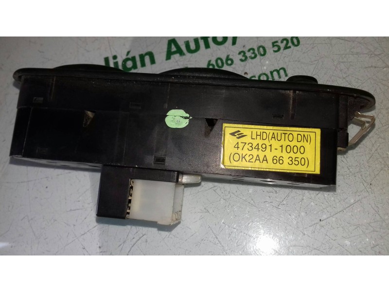 Recambio de mando elevalunas delantero izquierdo para kia shuma 1.5 ls 4 berlina referencia OEM IAM 4734911000 OK2AA66350 