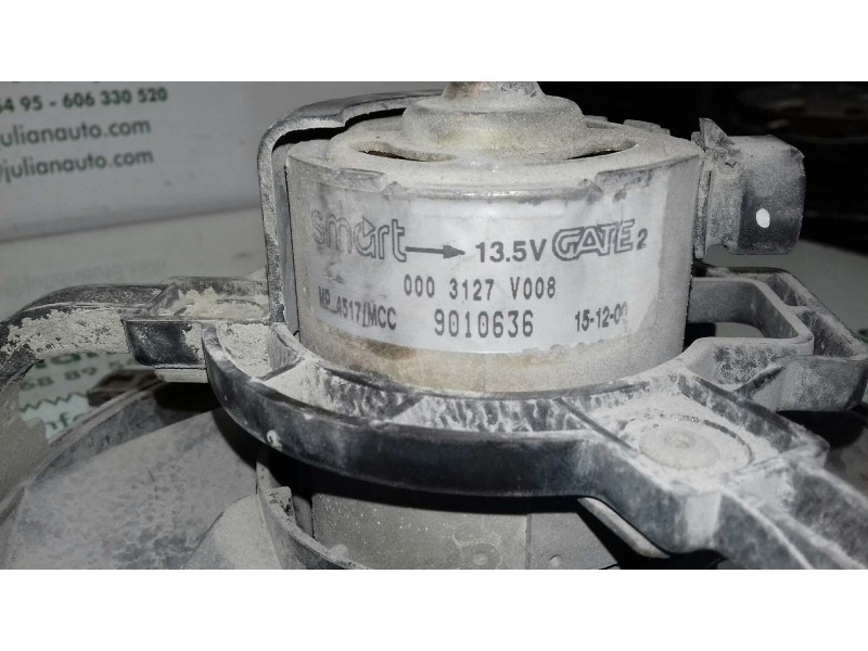 Recambio de electroventilador para smart coupe pulse referencia OEM IAM 0003127V008 9010636 GATE
