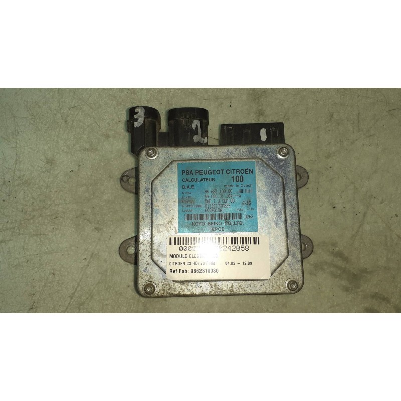 Recambio de modulo electronico para citroen c3 hdi 70 furio referencia OEM IAM 9662310080 6900001184 