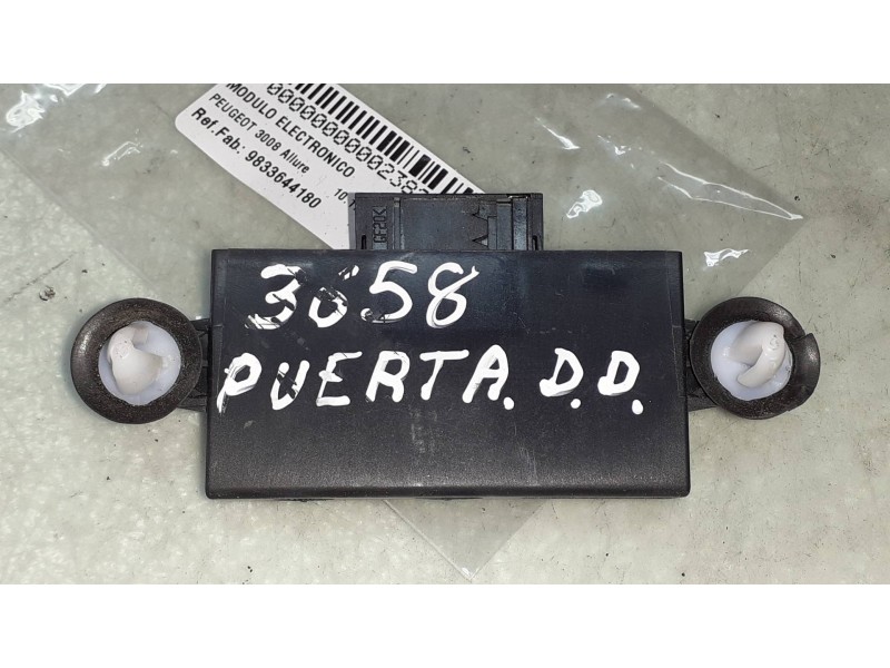 Recambio de modulo electronico para peugeot 3008 allure referencia OEM IAM 9833644180 0504990 