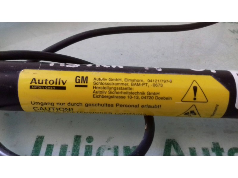 Recambio de pretensor airbag izquierdo para opel astra h ber. cosmo referencia OEM IAM 041217970  