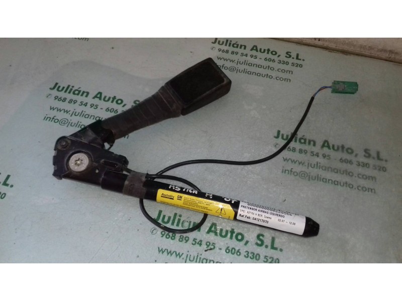 Recambio de pretensor airbag izquierdo para opel astra h ber. cosmo referencia OEM IAM 041217970  