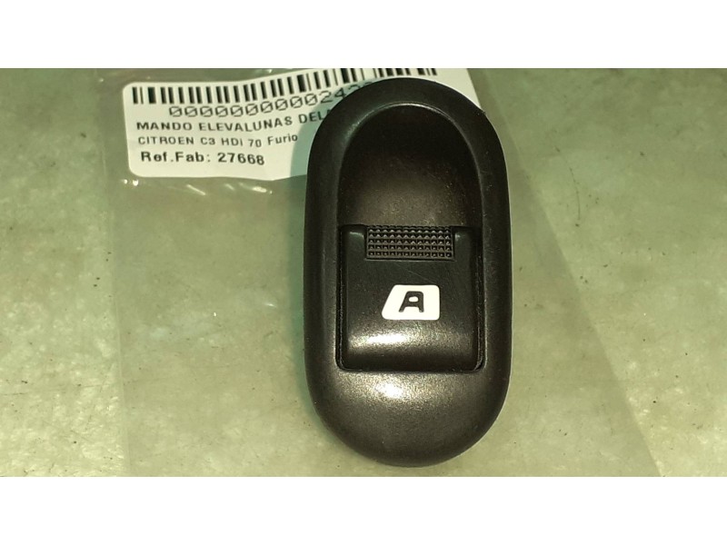 Recambio de mando elevalunas delantero izquierdo para citroen c3 hdi 70 furio referencia OEM IAM 27668 27668 964011469