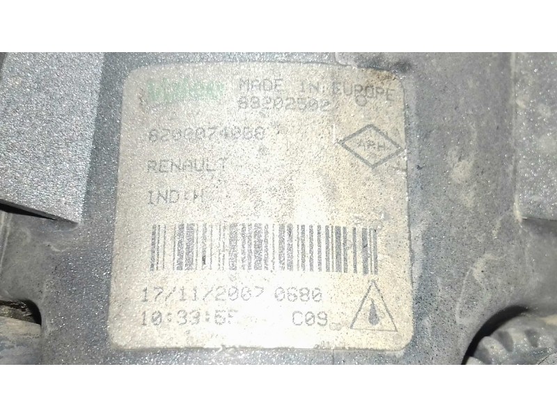 Recambio de faro antiniebla derecho para renault scenic ii i- music referencia OEM IAM 8200074008  