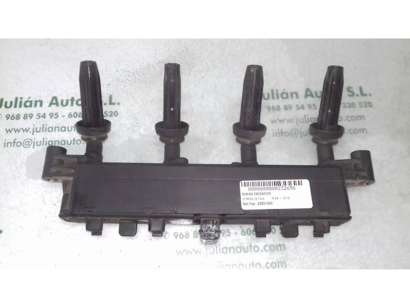 Recambio de bobina encendido para citroen c2 furio referencia OEM IAM 9654814480 4 PINES JOHNSON CONTROLS