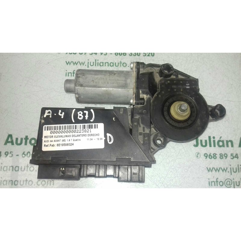 Recambio de motor elevalunas delantero derecho para audi a4 avant (8e) 1.8 t quattro referencia OEM IAM 8E1959802H 5WK49201CBF 