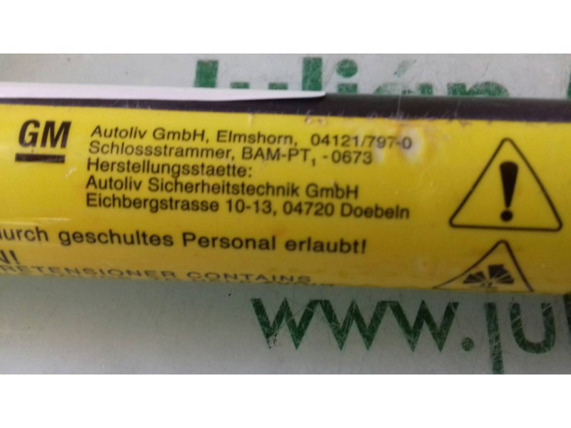 Recambio de pretensor airbag derecho para opel astra h caravan cosmo referencia OEM IAM 041217970 330803354 602219100