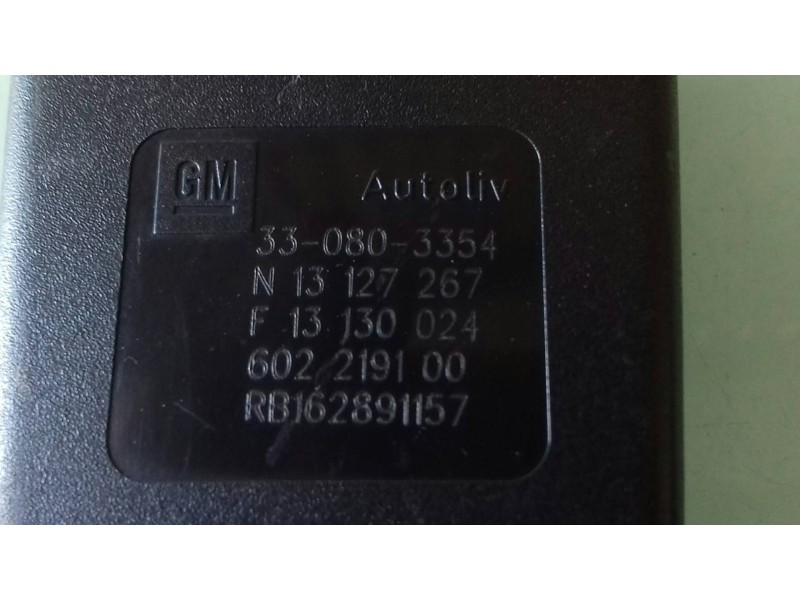 Recambio de pretensor airbag derecho para opel astra h caravan cosmo referencia OEM IAM 041217970 330803354 602219100