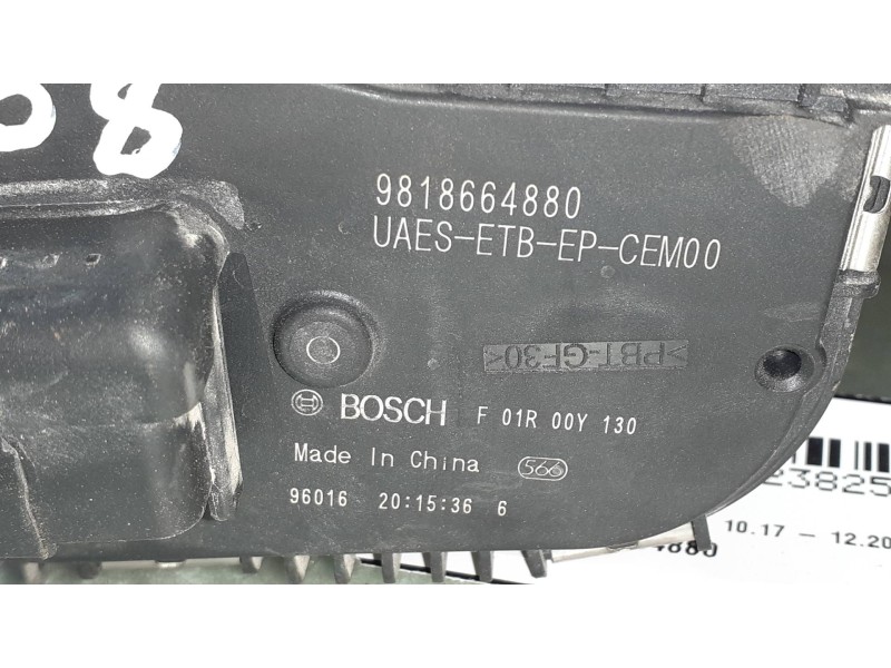 Recambio de caja mariposa para peugeot 3008 allure referencia OEM IAM 9818664880 CONECTOR 6 PINES BOSCH
