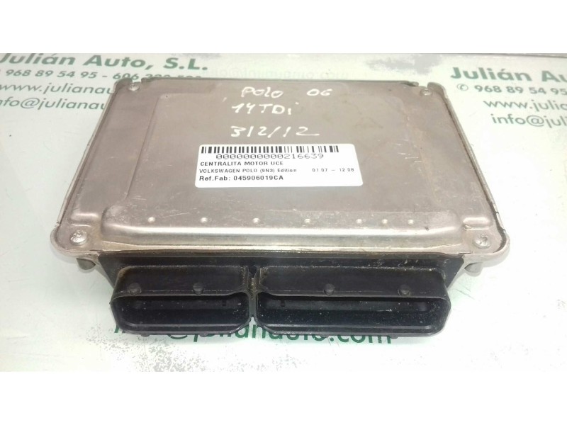 Recambio de centralita motor uce para volkswagen polo (9n3) edition referencia OEM IAM 045906019CA 0281012195 BOSCH