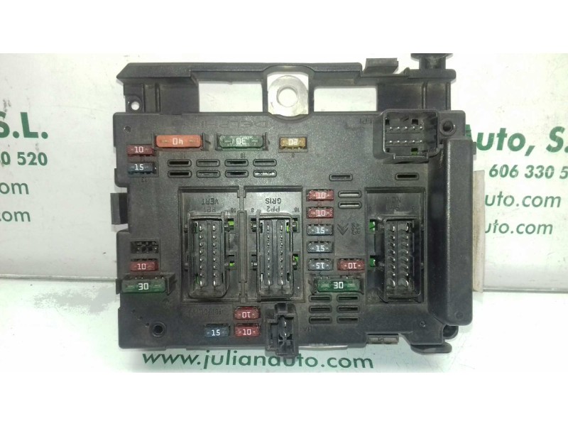 Recambio de caja reles / fusibles para peugeot 206 berlina x-line referencia OEM IAM 9650663980 BSM B4 DELPHI