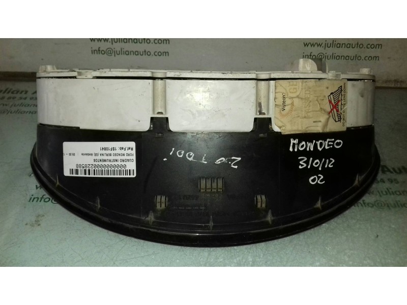 Recambio de cuadro instrumentos para ford mondeo berlina (ge) ambiente referencia OEM IAM 1SF10841  VISTEON
