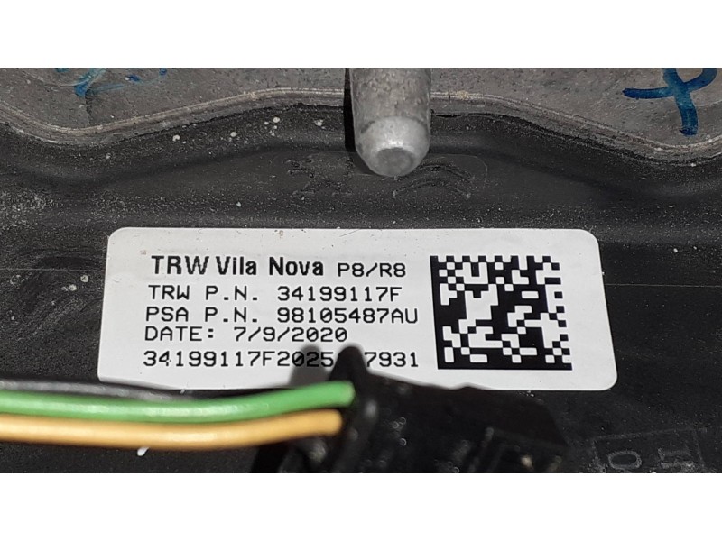 Recambio de volante para peugeot 3008 allure referencia OEM IAM 98105487AU 34199117F PIEL