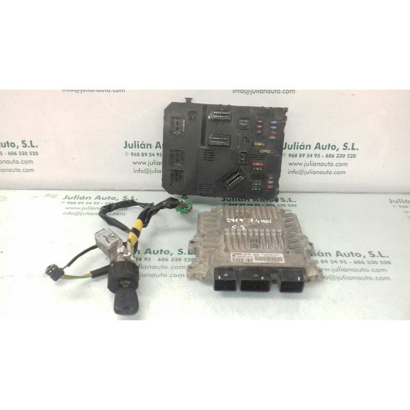 Recambio de centralita motor uce para citroen c3 1.4 hdi sx plus referencia OEM IAM 9653447480 9652474480 KIT - SIEMENS