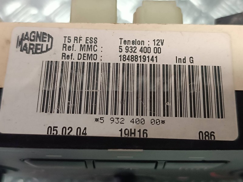 Recambio de mando calefaccion / aire acondicionado para peugeot 307 (s1) xr clim referencia OEM IAM 593240000 1848819141 MAGNETI