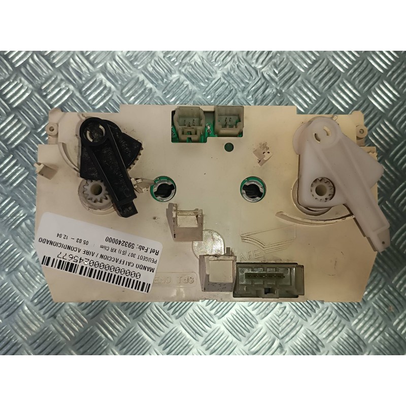 Recambio de mando calefaccion / aire acondicionado para peugeot 307 (s1) xr clim referencia OEM IAM 593240000 1848819141 MAGNETI