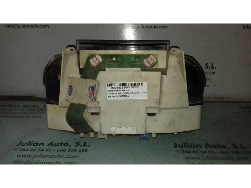 Recambio de cuadro instrumentos para ford escort berlina/turnier bravo lim. referencia OEM IAM 96FB10838BA  