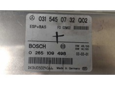 Recambio de centralita abs para mercedes-benz clase e (w210) berlina diesel 270 cdi (210.016) referencia OEM IAM 0315450732Q02 0 2