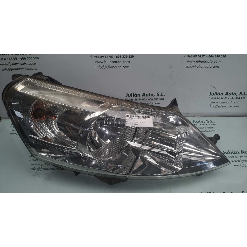 Recambio de faro derecho para fiat scudo furgón (272) 10 l1h1 130 multijet referencia OEM IAM 89902604 1401367980 VALEO