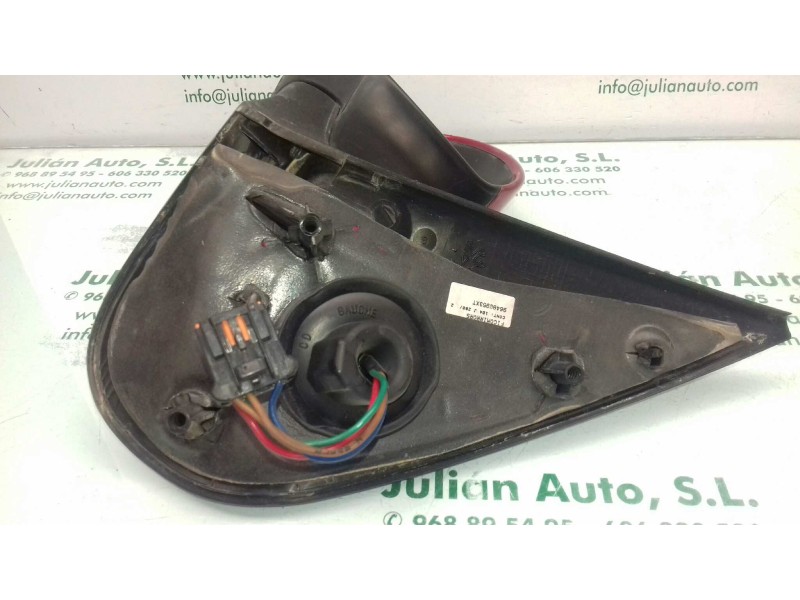 Recambio de retrovisor izquierdo para peugeot 206 berlina xt referencia OEM IAM 96480953XT  ELECTRICO