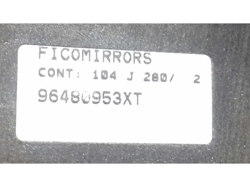 Recambio de retrovisor izquierdo para peugeot 206 berlina xt referencia OEM IAM 96480953XT  ELECTRICO