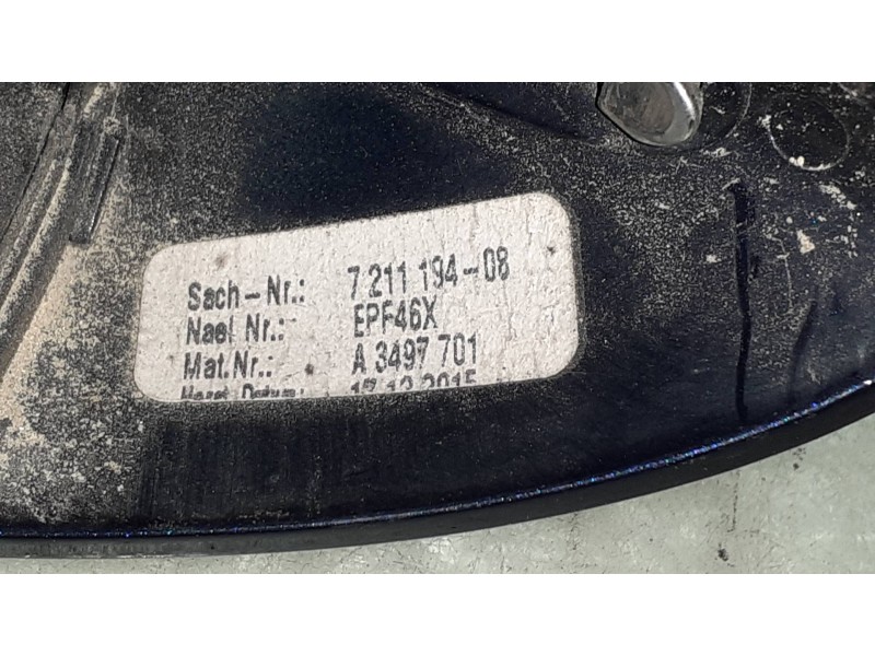 Recambio de maneta exterior delantera derecha para bmw serie 5 berlina (g30) 520i referencia OEM IAM 721119408  