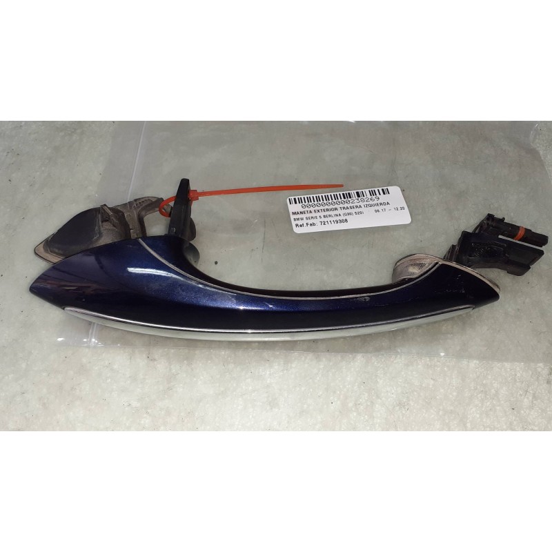 Recambio de maneta exterior trasera izquierda para bmw serie 5 berlina (g30) 520i referencia OEM IAM 721119308  