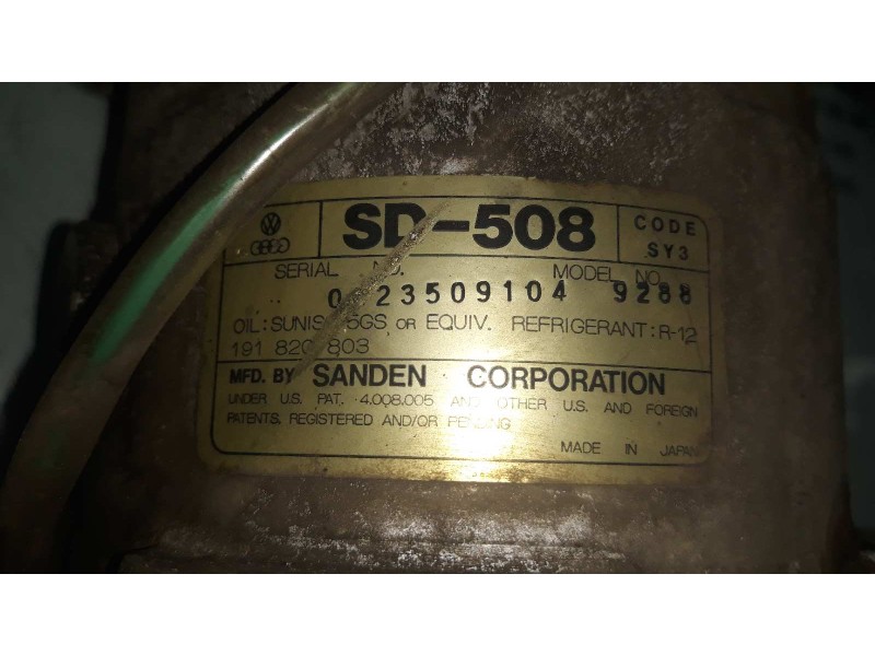 Recambio de compresor aire acondicionado para seat toledo (1l) magnus referencia OEM IAM SD508 SD508 SANDEN