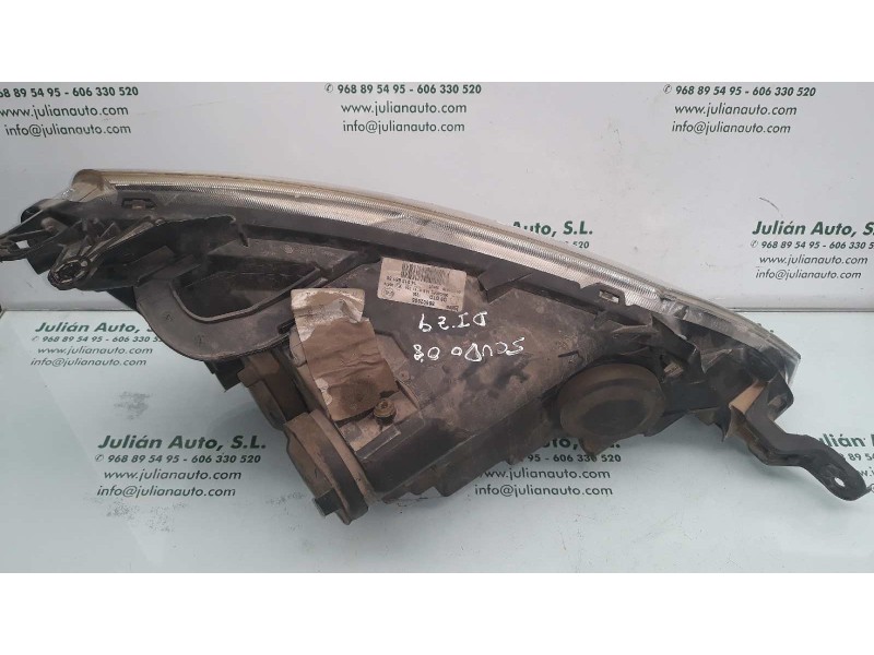 Recambio de faro izquierdo para fiat scudo furgón (272) 10 l1h1 130 multijet referencia OEM IAM 89902605 1401368180 VALEO